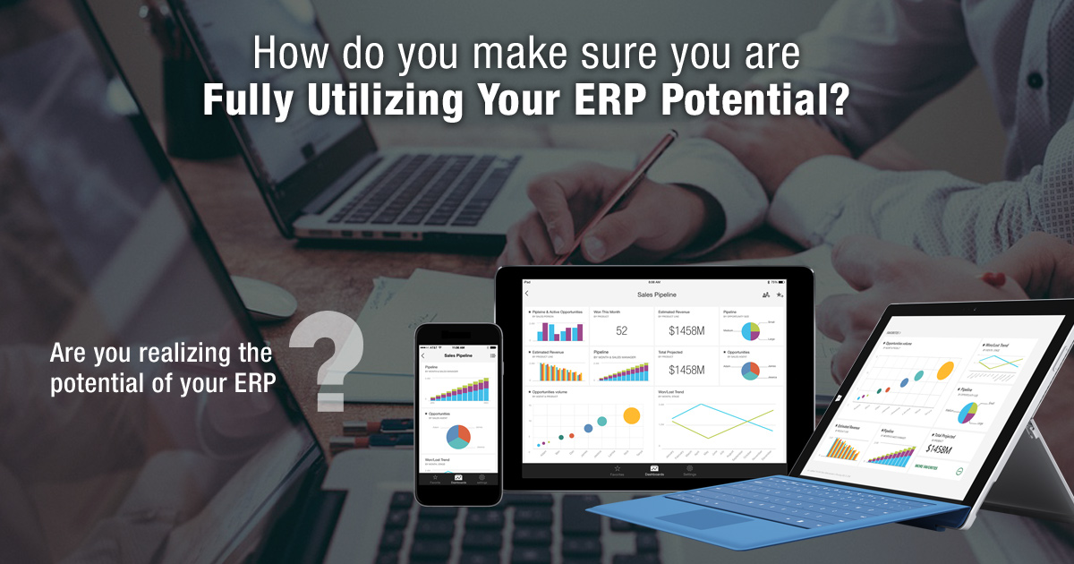 How do you make sure you are fully utilizing your ERP potential?