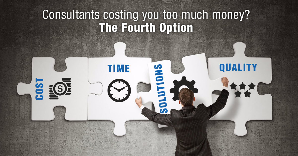 Consultants Costing You Too Much Money?The Fourth Option