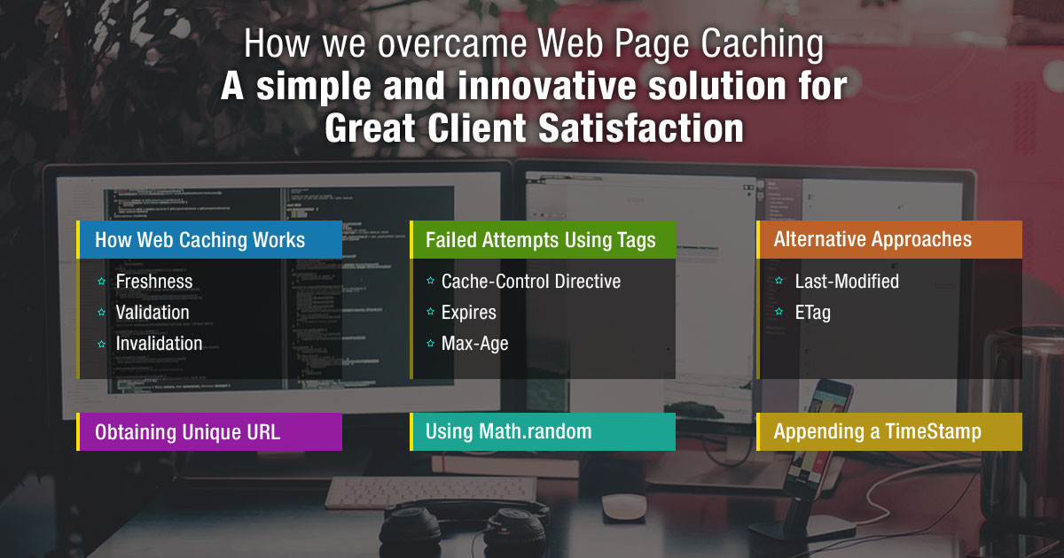 How We Overcame Web Page Caching: A Simple and Innovative Solution for Great Client Satisfaction