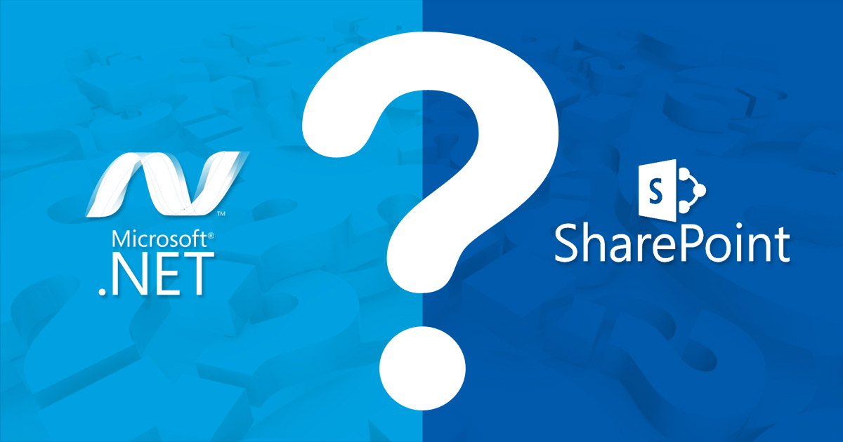 When To Use SharePoint and When Asp.net