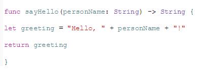 Code in swift iOS