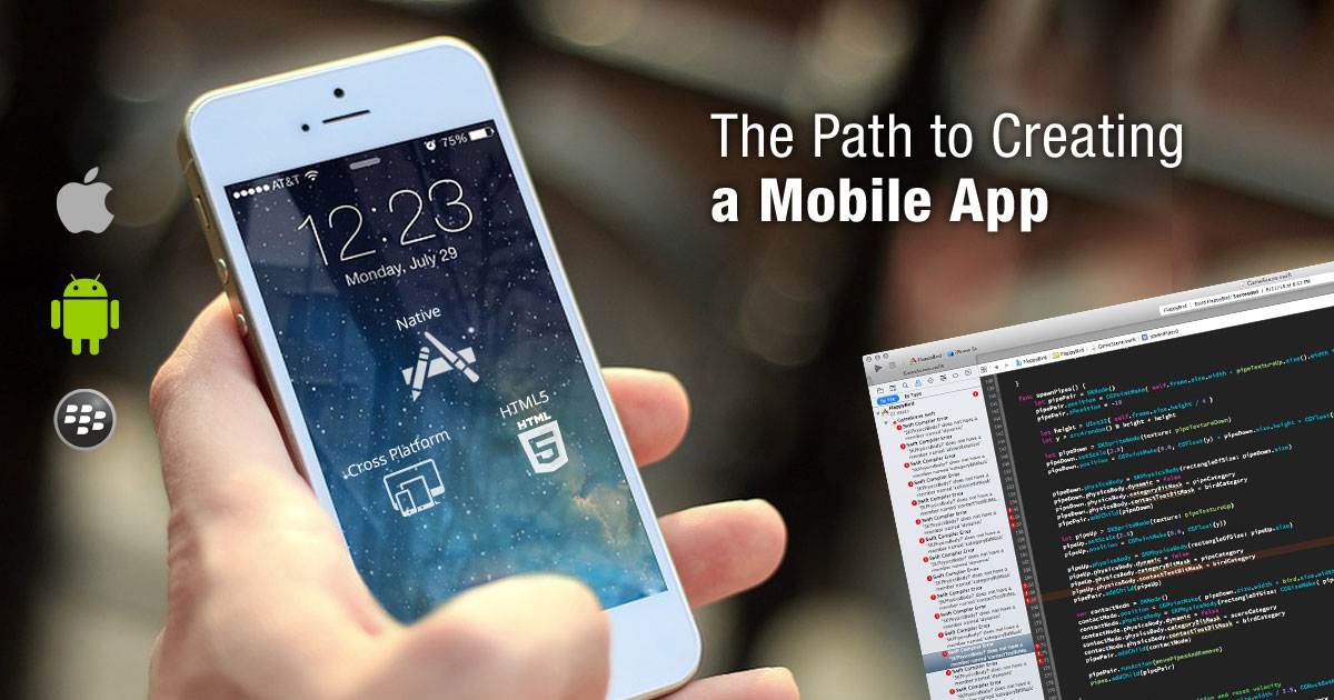 how to create a application for mobile