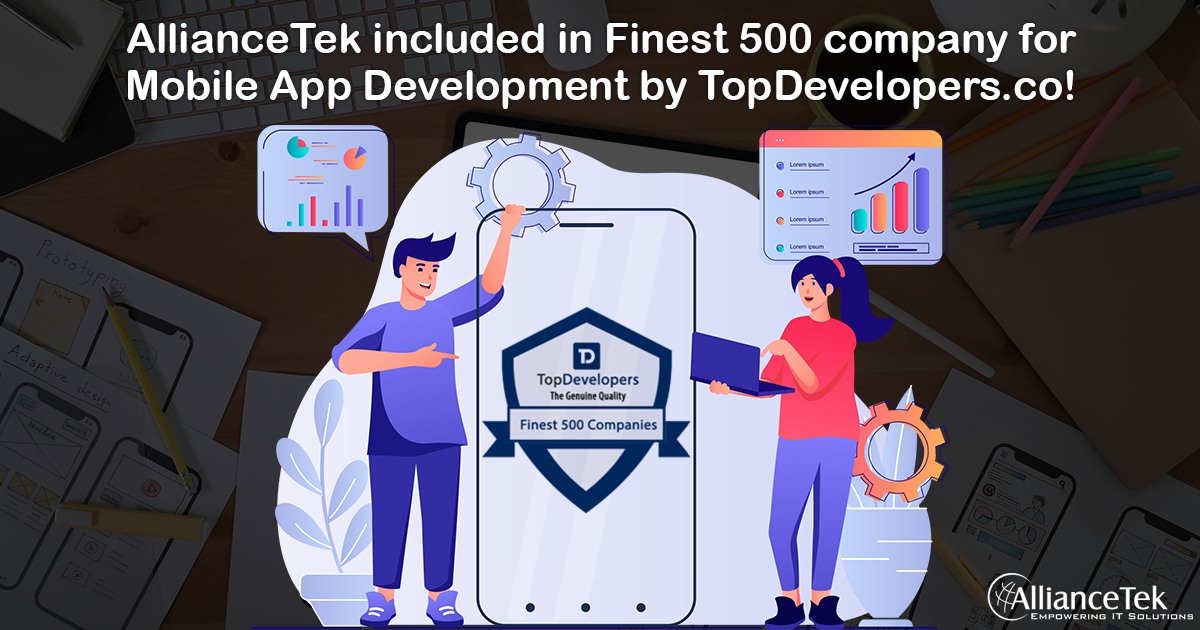 Alliancetek included in Finest 500 company for Mobile App Development by TopDevelopers.co!
