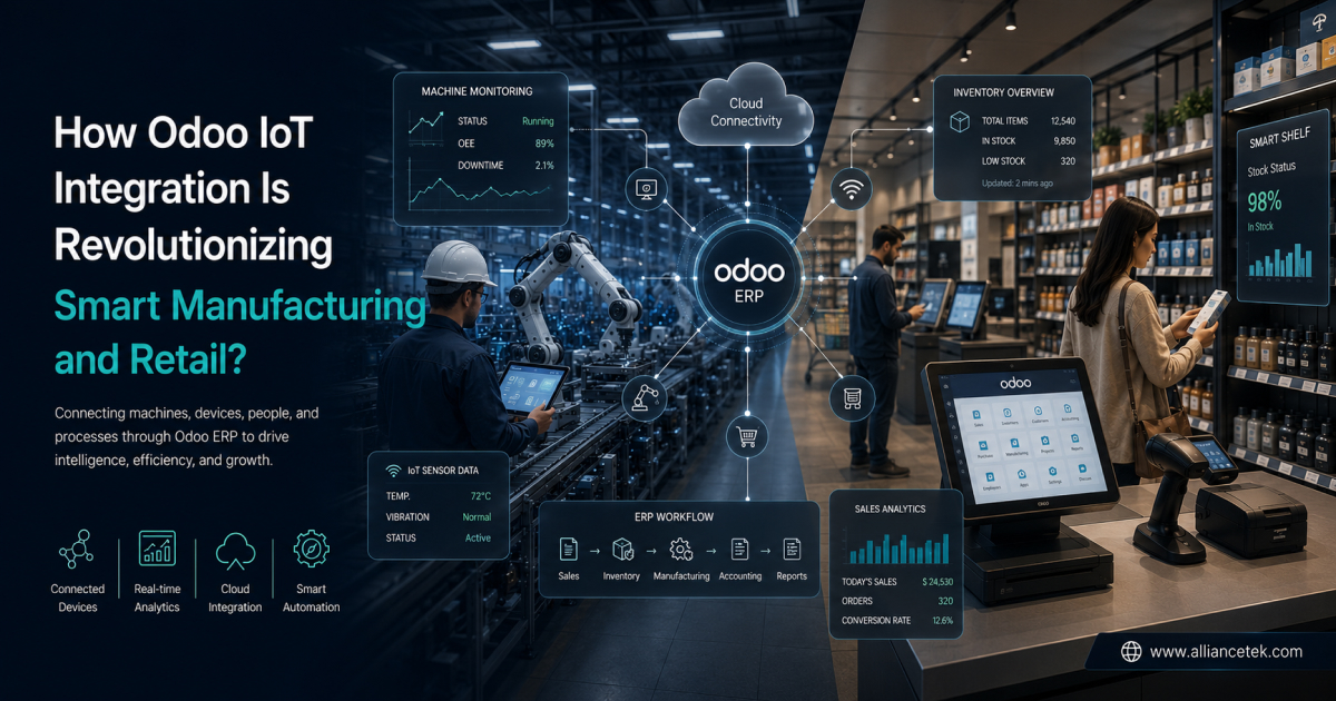 How Odoo IoT Integration Is Revolutionizing Smart Manufacturing and Retail?