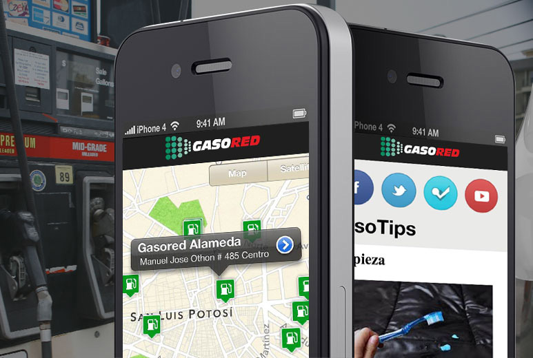 iOS app for gas station locations in San Luis Potosi and Mexico