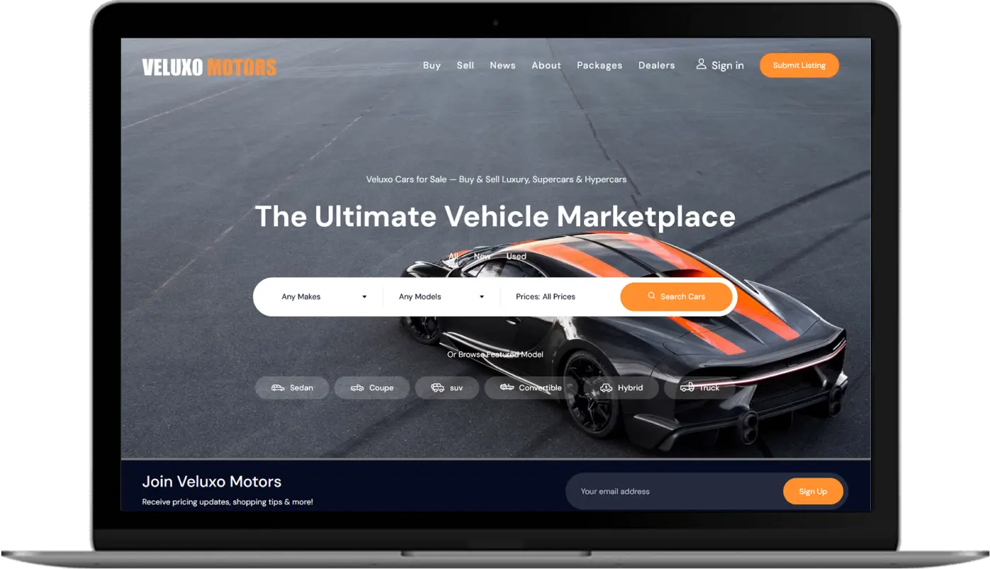 Car Listing Portfolio