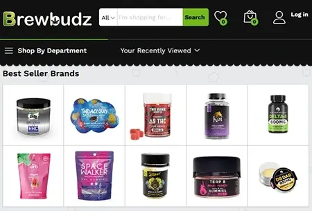 CBD-infused Product Website
