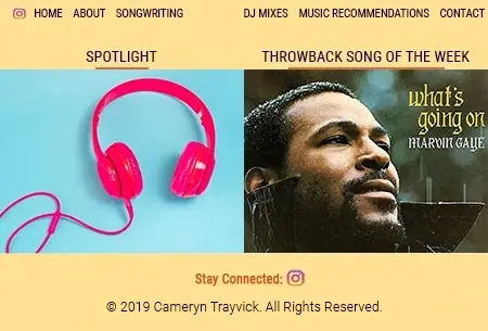 Custom WP Music Recommendation Website