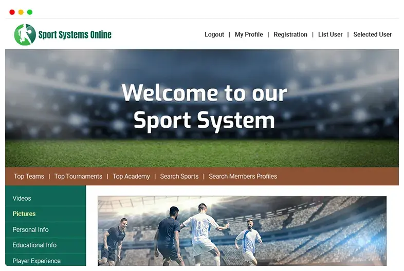 Sport Systems Online | Hero 