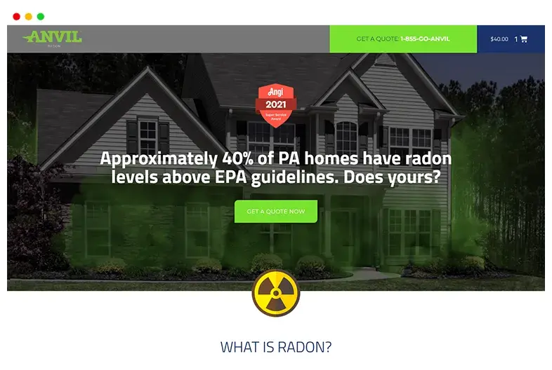 Radon Remediation Platform Chemical Industry | Hero