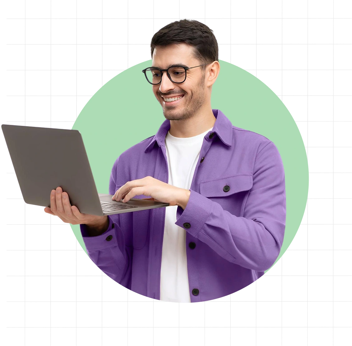 Men With Laptop