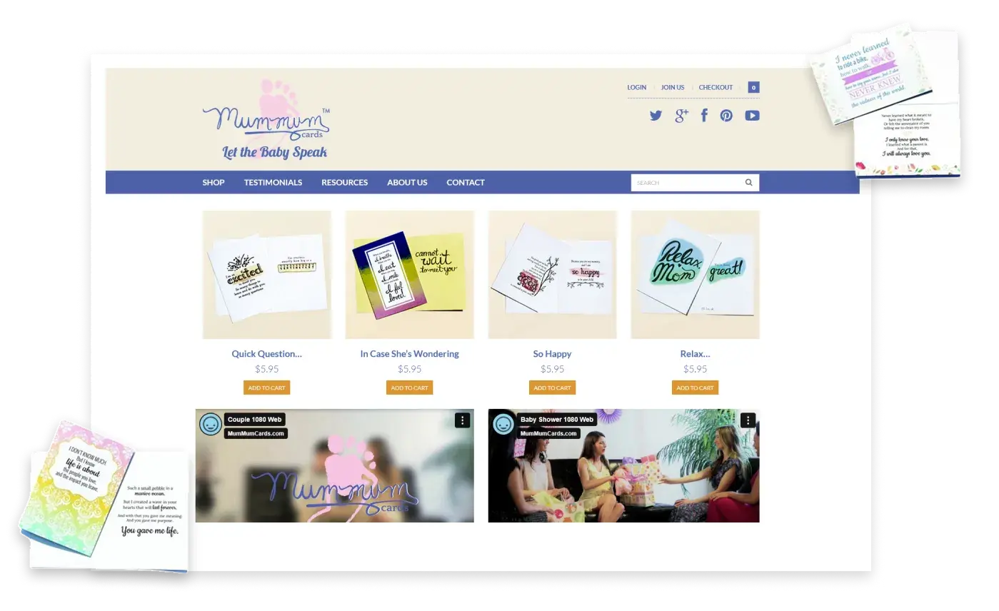Mum Mum Cards
